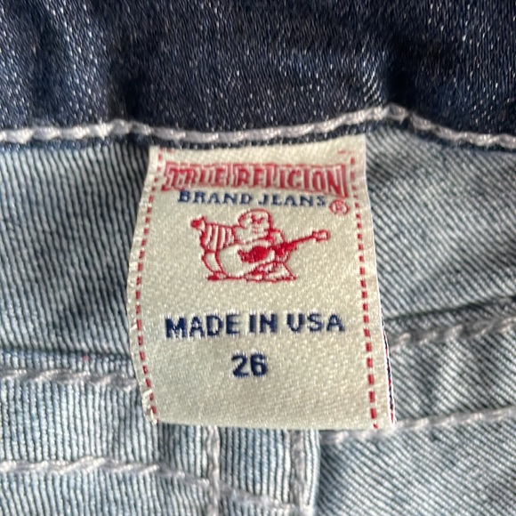 Skinny Dark Wash True Religion Jeans Size 28 - Picture 6 of 9
